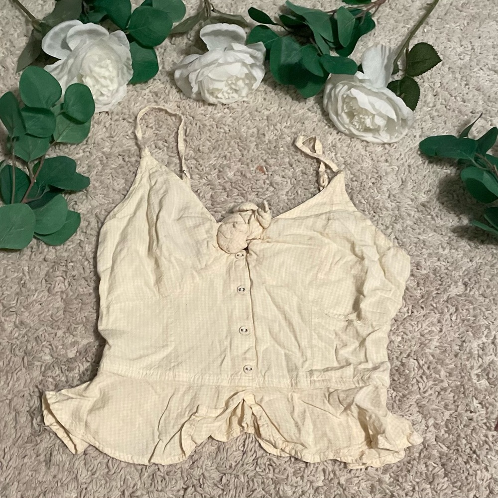 Yellow, summer shirt, size S